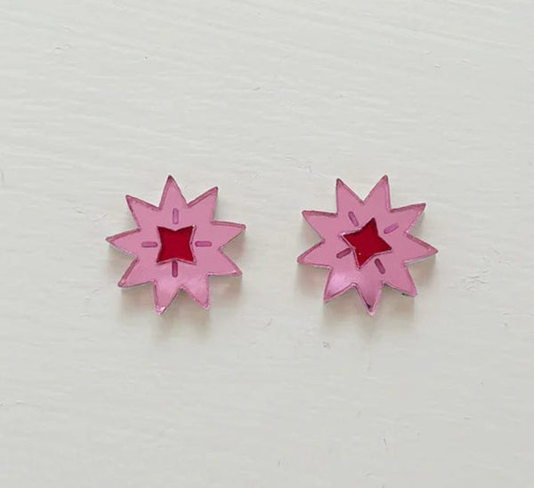 Martha Jean - Earrings - Crystal Star Studs - Cecil and Gunn