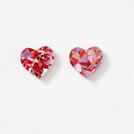 Martha Jean - Earrings - Heart Studs - Cecil and Gunn