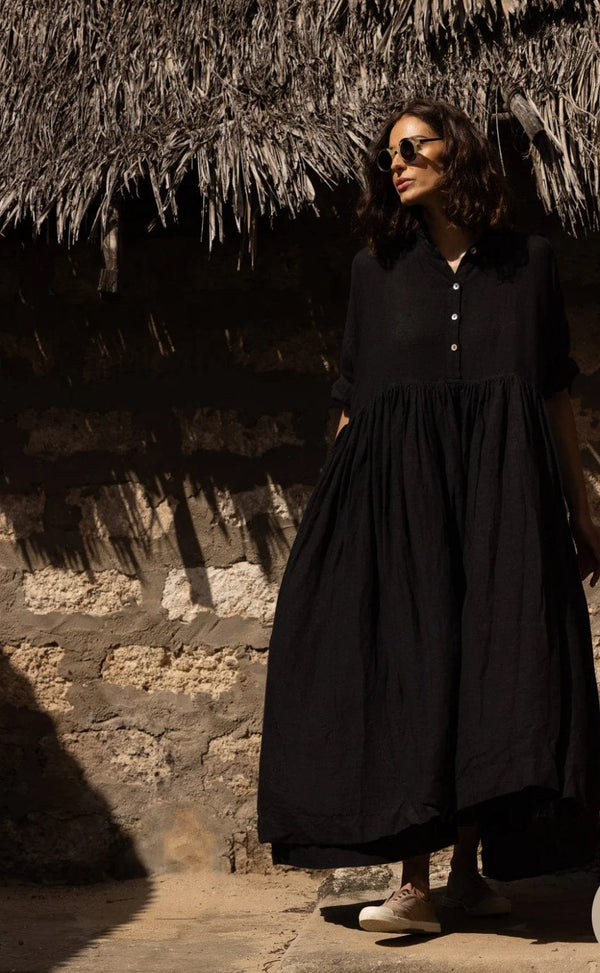 Meg By Design - Dress - Edith Dress Linen - Cecil and Gunn