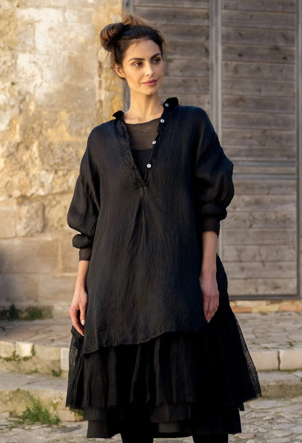 Meg By Design - Tops - Harper Shirt silk - Cecil and Gunn
