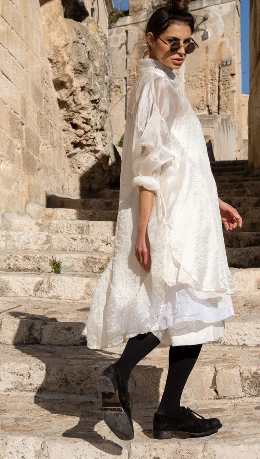 Meg By Design - Tops - Harper Shirt silk - Cecil and Gunn