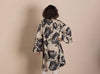 Megan Salmon - Coat - Black Roses Coat - Cecil and Gunn