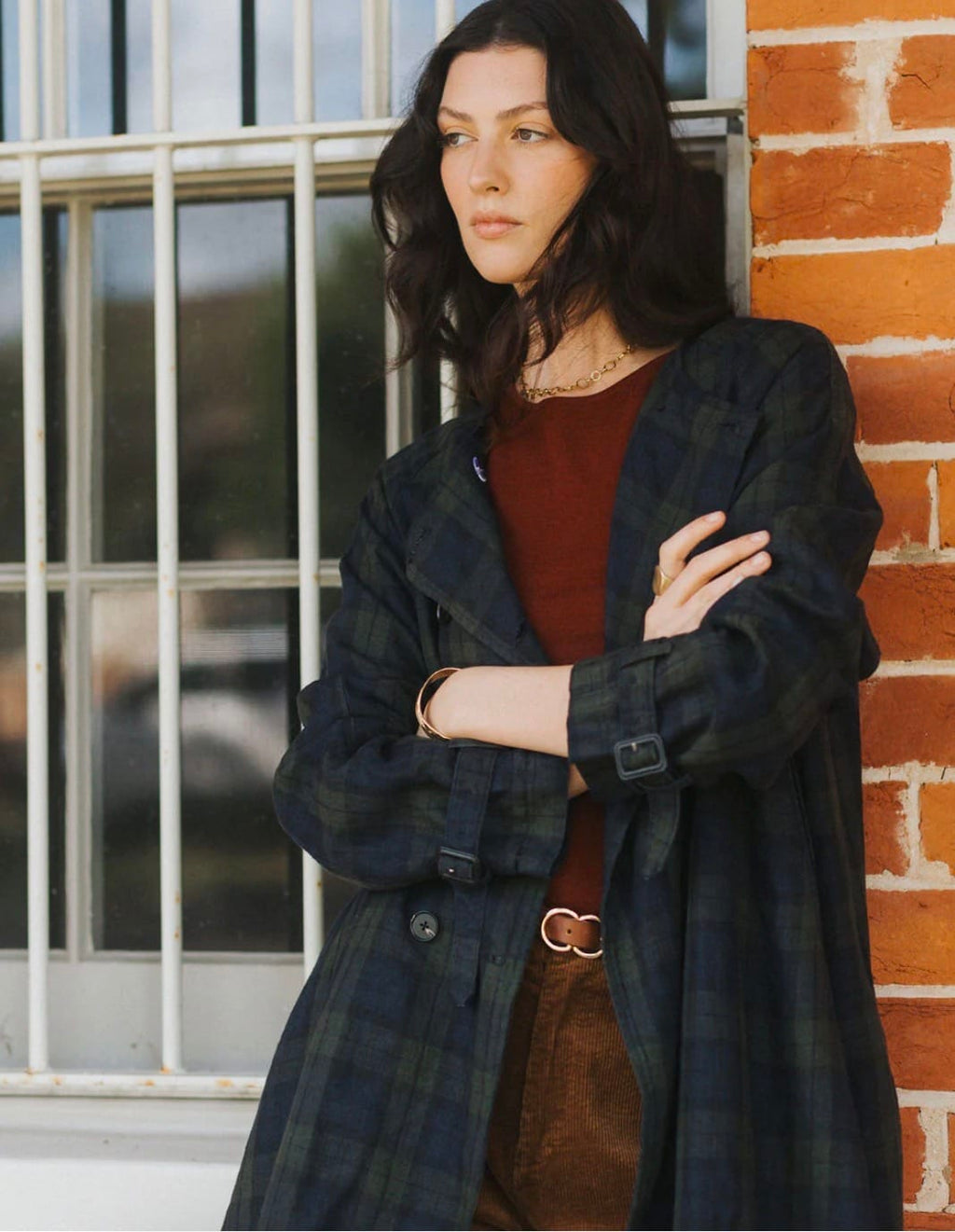 Montaigne - Coat - Berg French Linen Peacoat - Cecil and Gunn