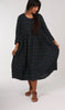 Montaigne - Dress - Journee Dress in French linen Tartan - Cecil and Gunn