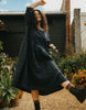 Montaigne - Dress - Journee Dress in French linen Tartan - Cecil and Gunn