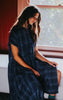 Montaigne - Dress - Juliette Blue check Dress - Cecil and Gunn