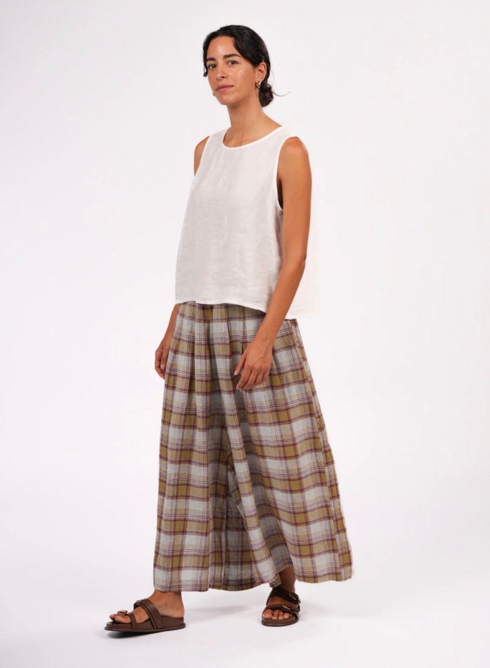 Montaigne - Pants - Culottes in French Linen - Cecil and Gunn
