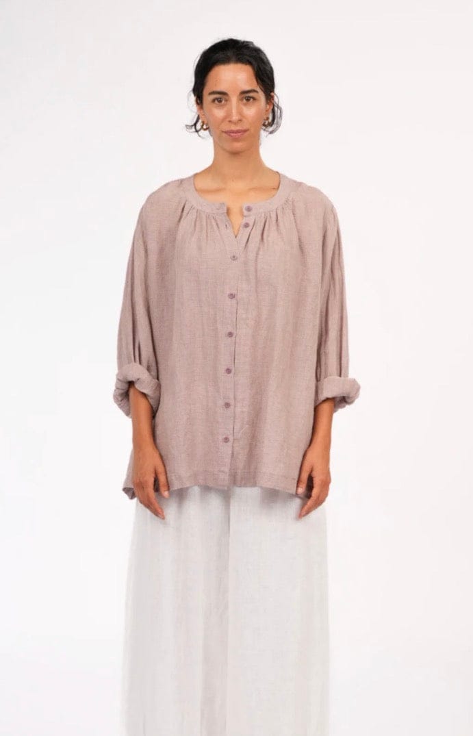 Montaigne - Top - Carmen Linen Top - Cecil and Gunn