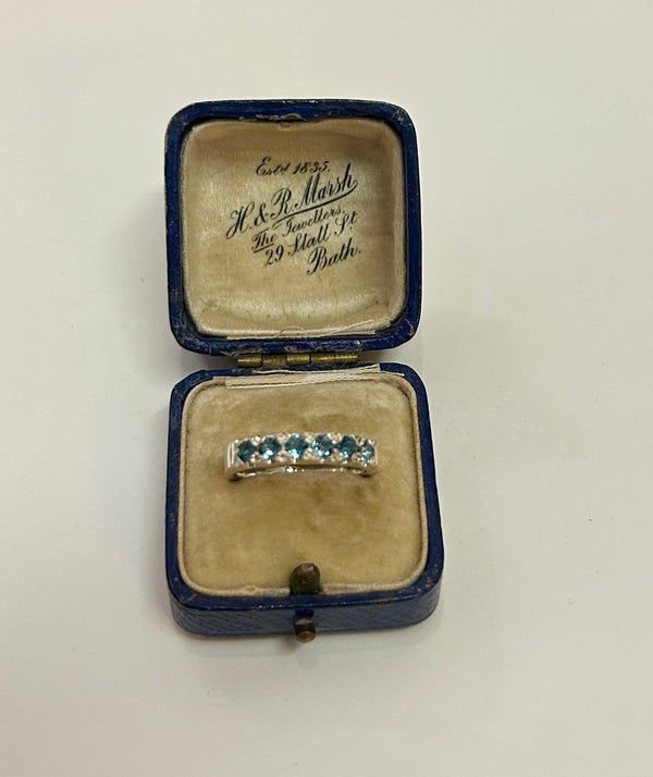 Oliver Thomas - Ring - Ever Ring London Blue Topaz - Cecil and Gunn