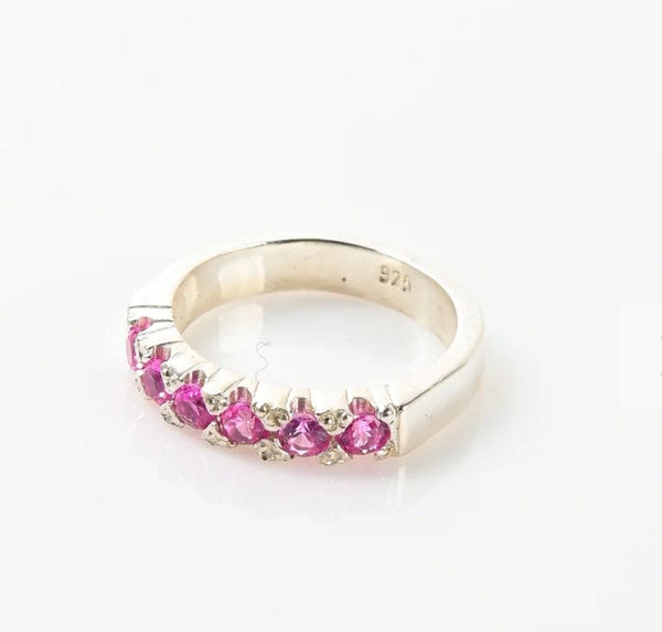Oliver Thomas - Ring - Ever Ring Pink Sapphire - Cecil and Gunn