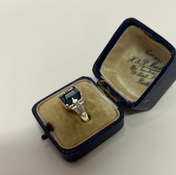 Oliver Thomas - Ring - Hallowed London Blue Topaz Ring - Cecil and Gunn