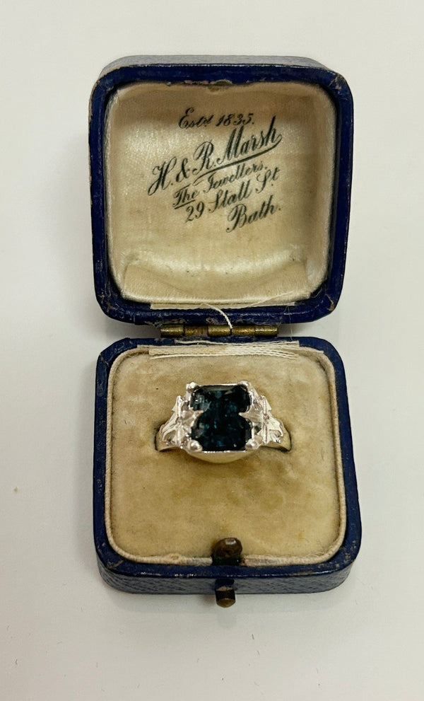 Oliver Thomas - Ring - Hallowed London Blue Topaz Ring - Cecil and Gunn