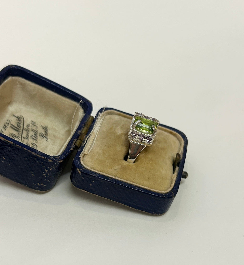 Oliver Thomas - Ring - Priscilla ring with Alexandrite and Peridot - Cecil and Gunn