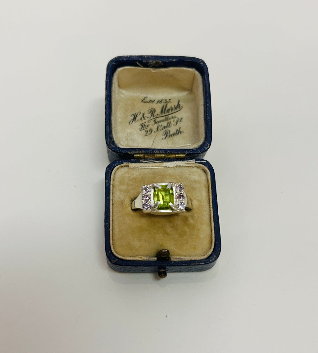 Oliver Thomas - Ring - Priscilla ring with Alexandrite and Peridot - Cecil and Gunn