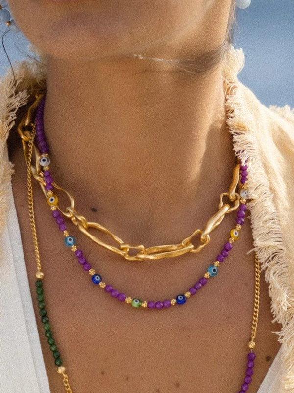 Ottoman Hands - Necklace - Clara beaded necklace - Cecil and Gunn
