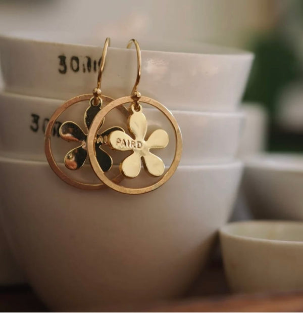Paird - Earrings - Daisy Halo Earrings - Cecil and Gunn