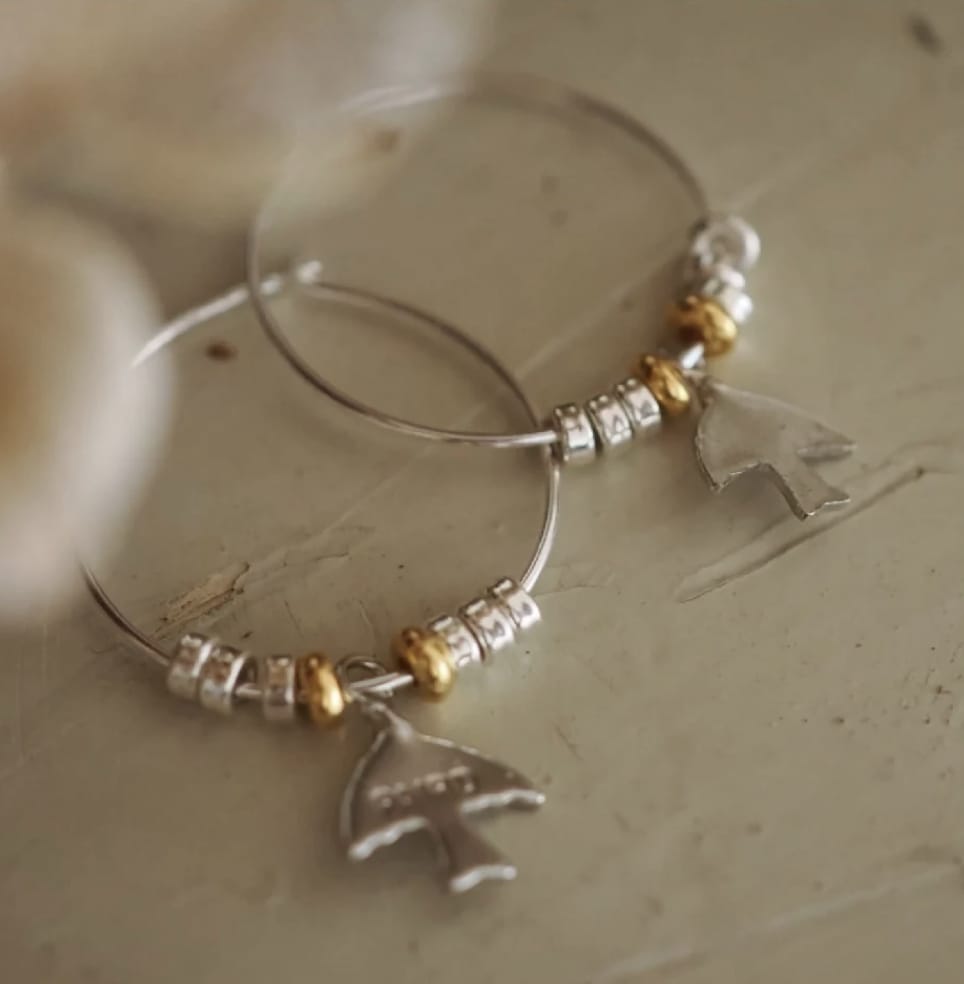 Paird - Earrings - Freedom (hoops) - Cecil and Gunn