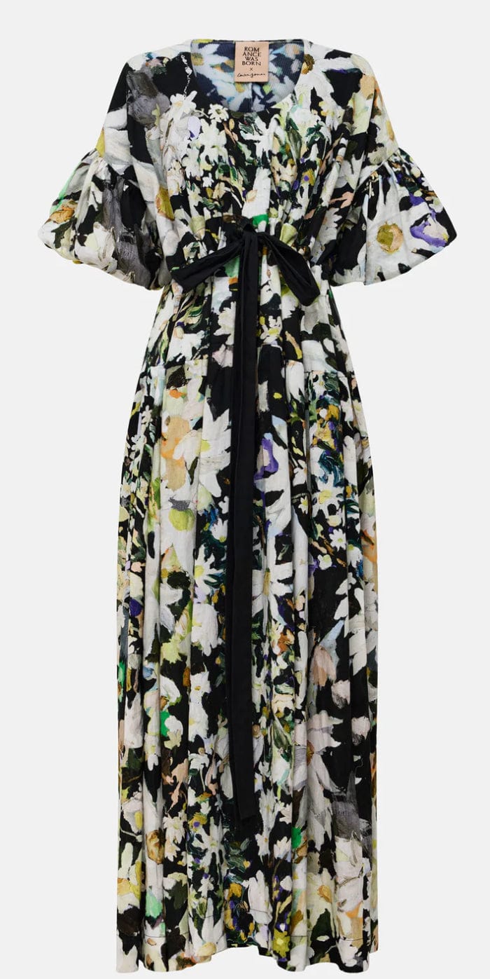 Romance Was Born - Dress - Flannel Linen Maxi by RWB - Cecil and Gunn