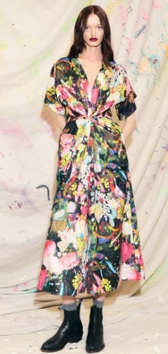 Romance Was Born - Dress - Romance Was Born Printed Poplin Twist Dress - Cecil and Gunn