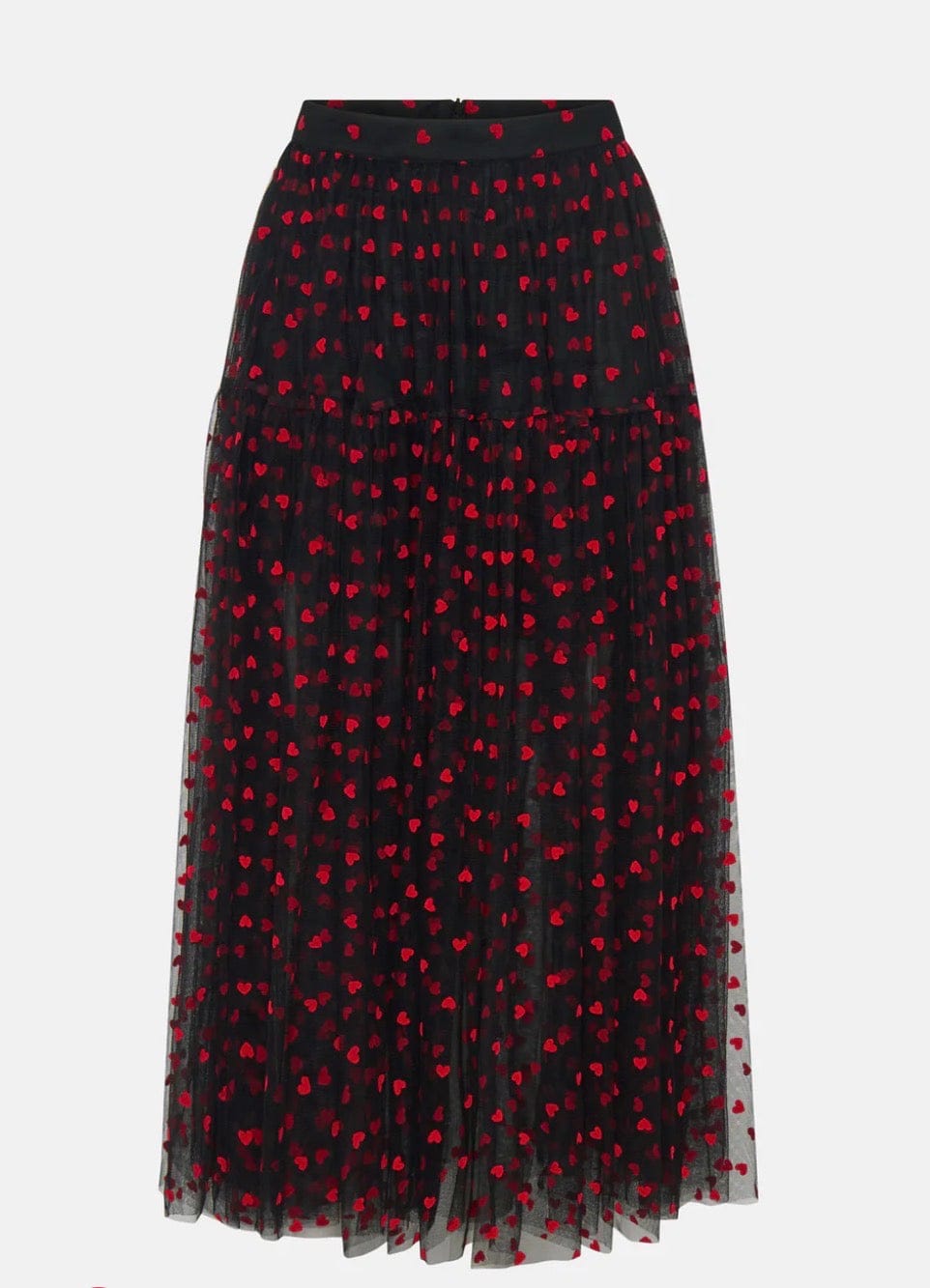 Romance Was Born - Skirt - Tulle Heart Maxi Skirt - Cecil and Gunn