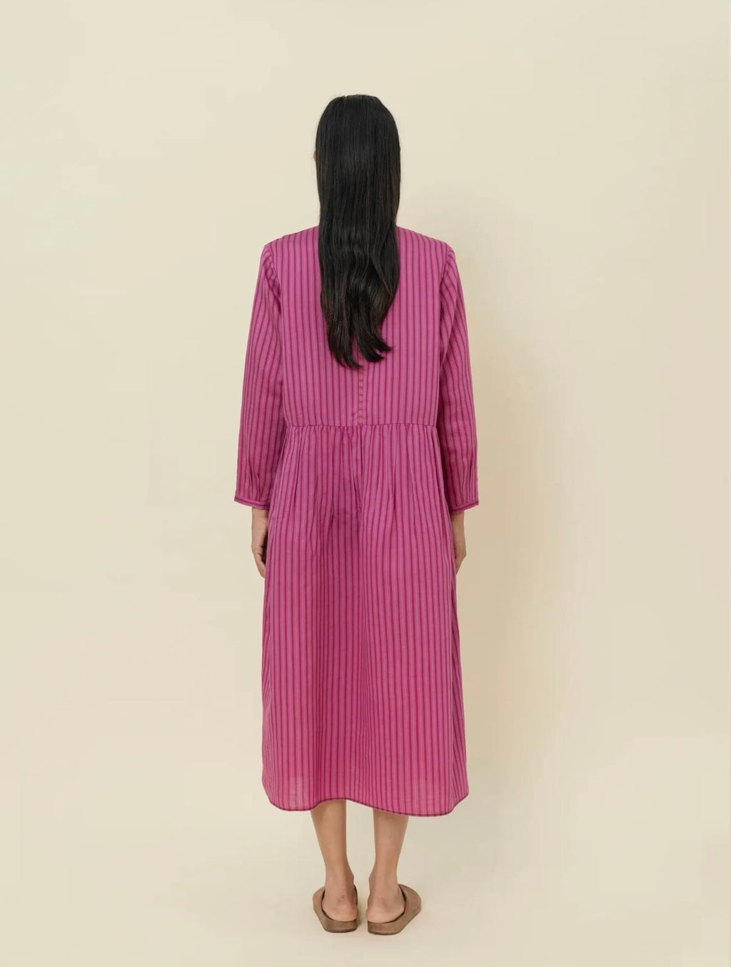 Runaway Bicycle - Coat - Sasha Magenta coat dress - Cecil and Gunn