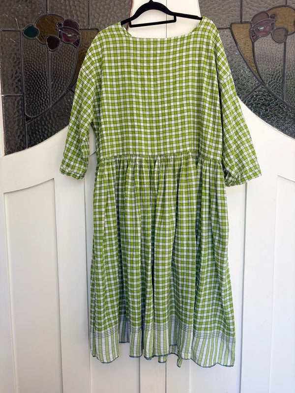 Runaway Bicycle - Dress - Check Dress - Cecil and Gunn