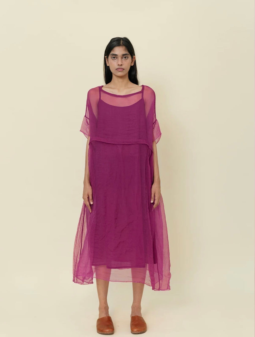 Runaway Bicycle - Dress - Clover Dress Magenta - Cecil and Gunn