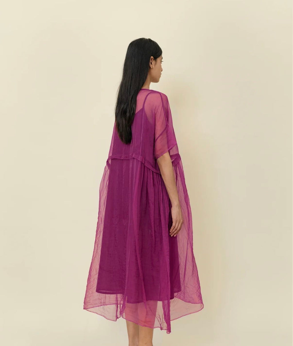 Runaway Bicycle - Dress - Clover Dress Magenta - Cecil and Gunn