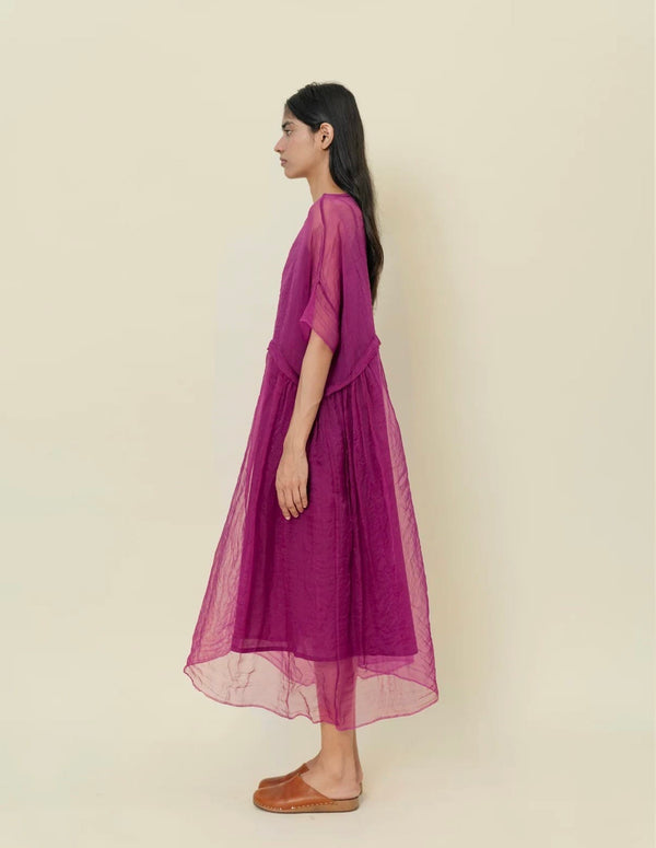 Runaway Bicycle - Dress - Clover Dress Magenta - Cecil and Gunn