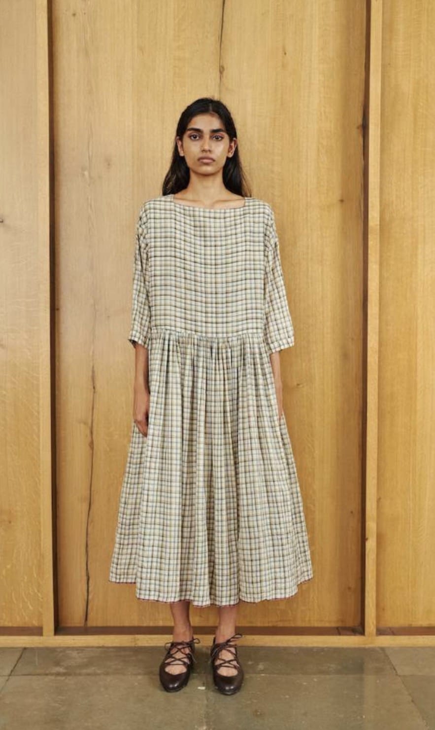 Runaway Bicycle - Dress - Sylvia Check dress - Cecil and Gunn