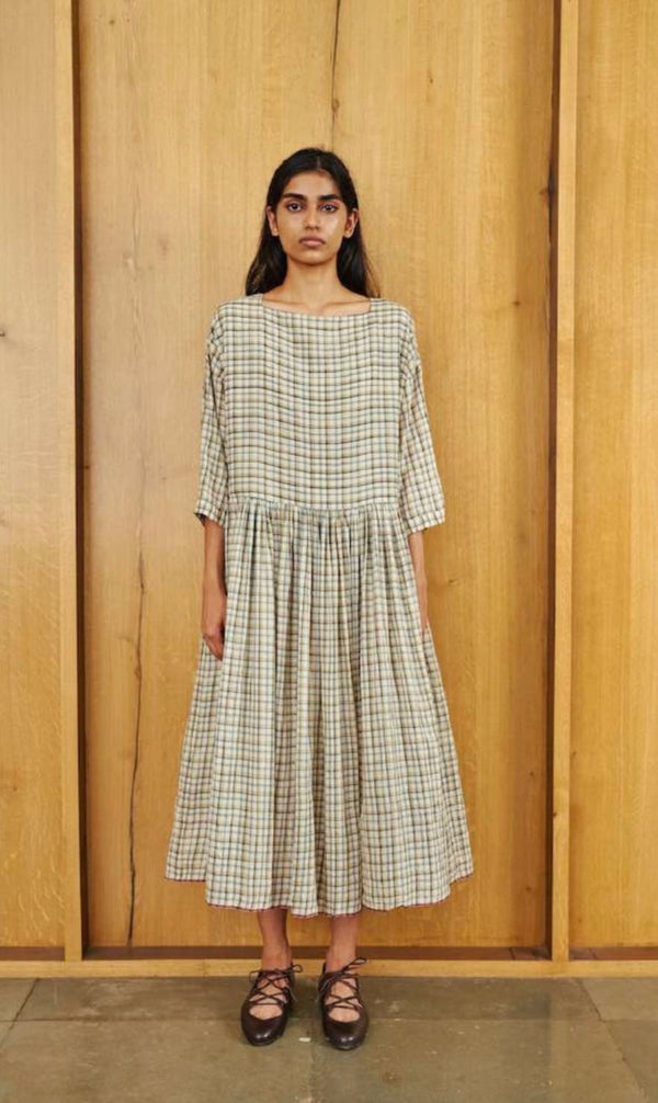 Runaway Bicycle - Dress - Sylvia Check dress - Cecil and Gunn