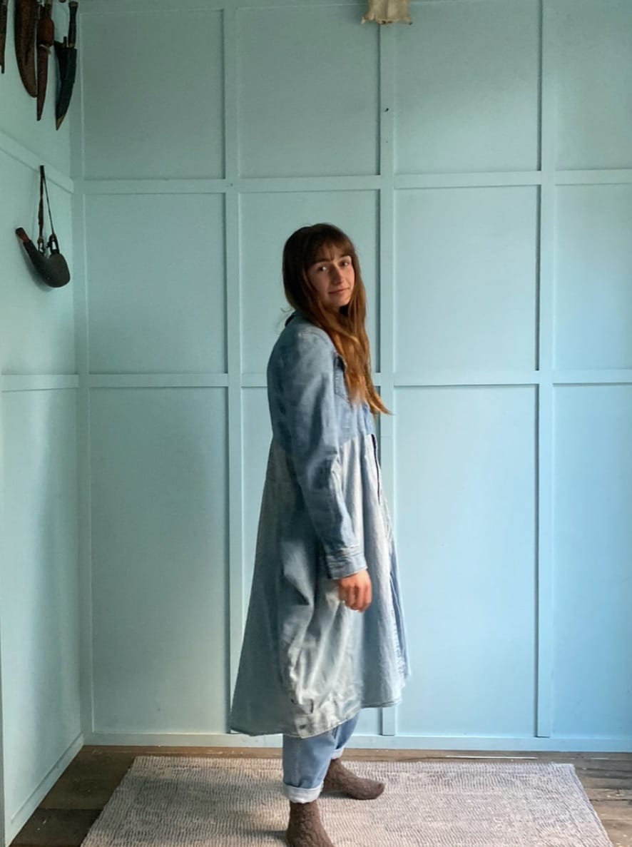Small Forest - Jacket - Willow Dress/Coat in Denim - Cecil and Gunn