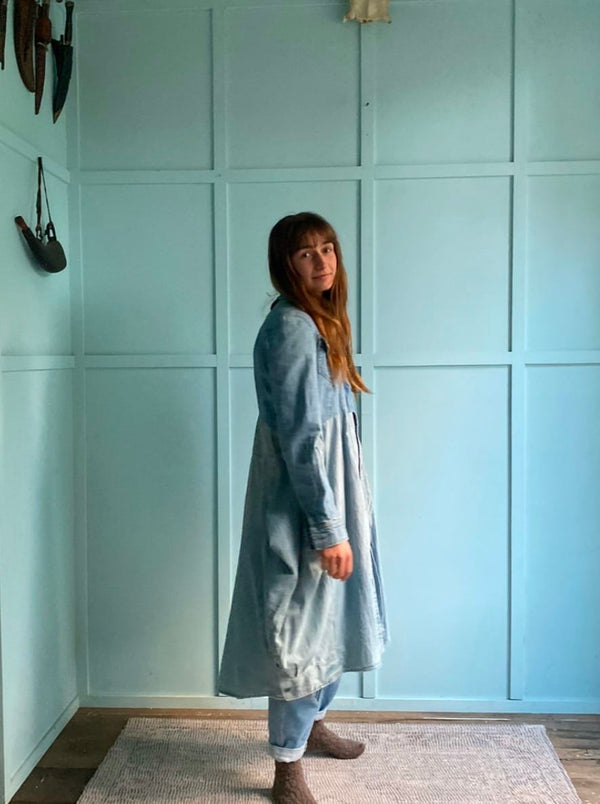 Small Forest - Jacket - Willow Dress/Coat in Denim - Cecil and Gunn