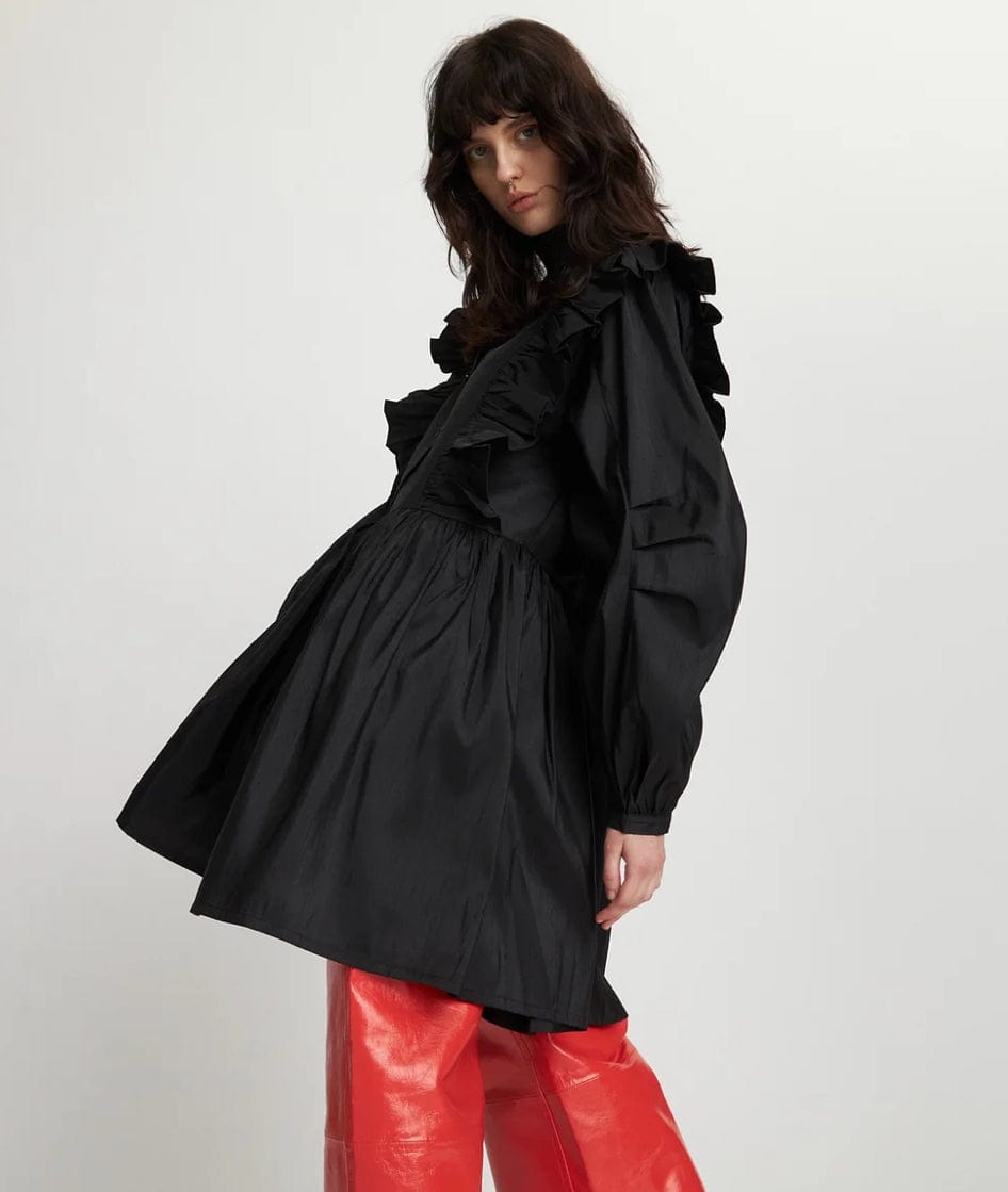 Stella Nova - Dress - Short Dress with Ruffles - Cecil and Gunn