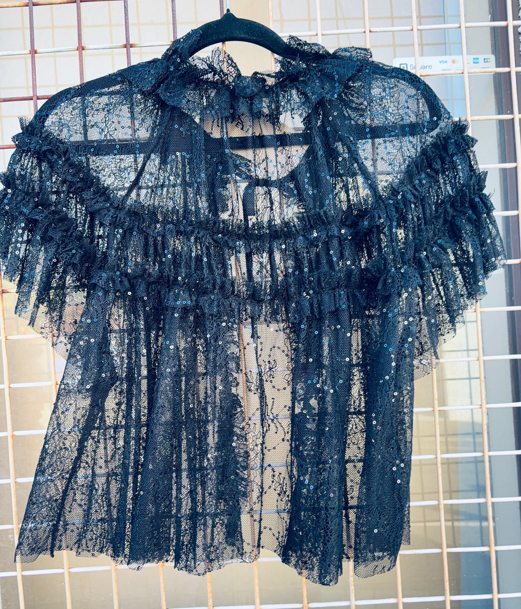 Stella Nova - Top - Sequin Lace Jacket/Top - Cecil and Gunn