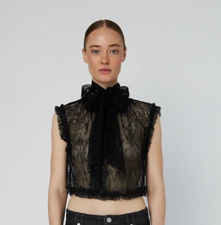 Stella Nova - Top - Sheer Cropped Top - Cecil and Gunn