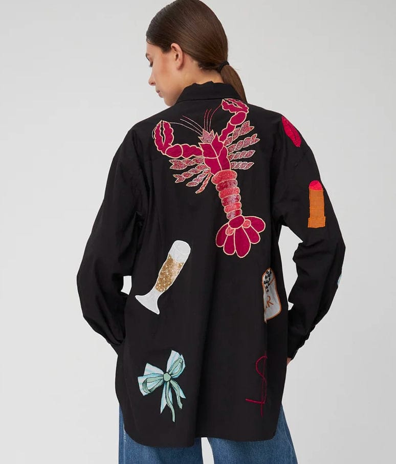 Stella Nova - Tops - Bead Embellished Shirt - Cecil and Gunn