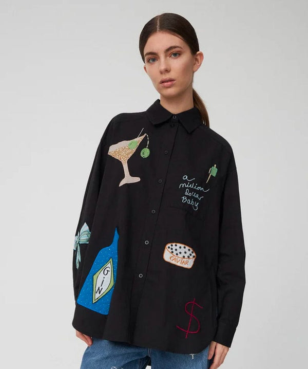 Stella Nova - Tops - Bead Embellished Shirt - Cecil and Gunn