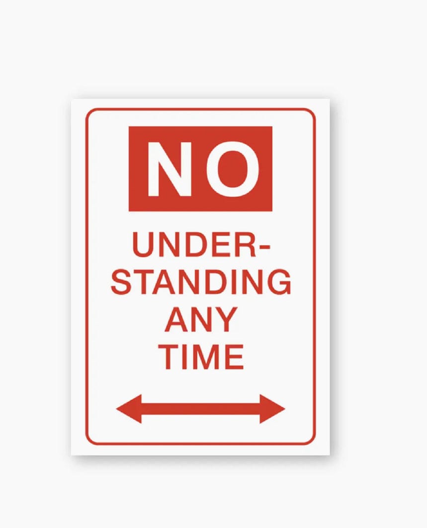 NO UNDERSTANDING Magnet– Cecil & Gunn