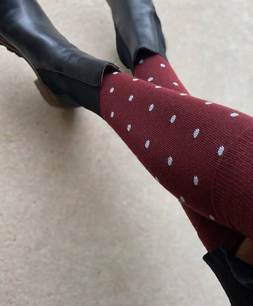Tightology - Socks - Dotty Merino Socks - Cecil and Gunn