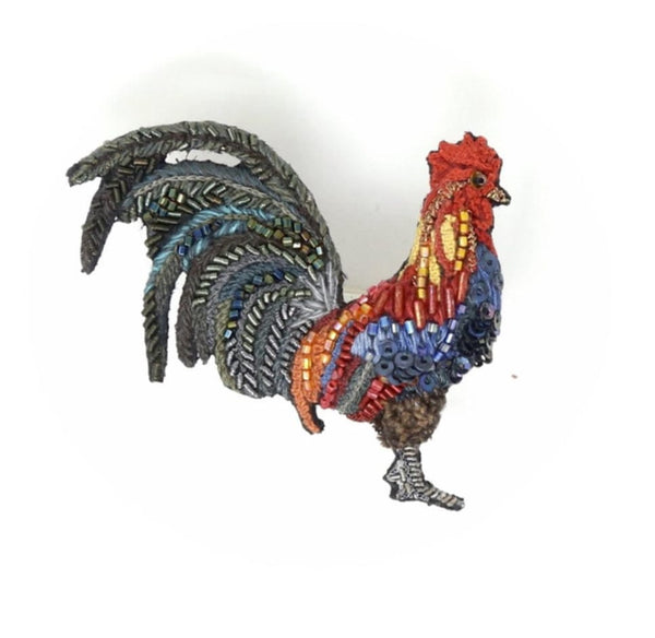 Trovelore - Brooch - Farm Rooster - Cecil and Gunn