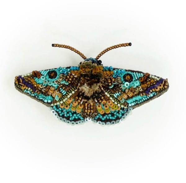 Trovelore - Brooch - Lanipes Moth - Cecil and Gunn