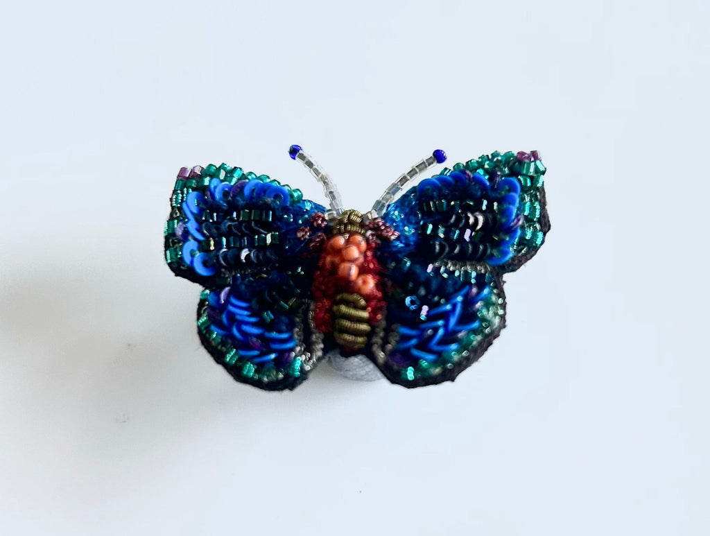Trovelore - Brooch - Mazarine Glory Butterfly - Cecil and Gunn