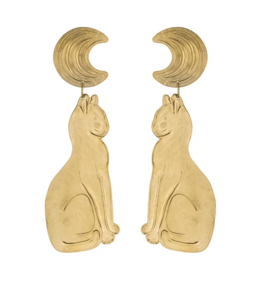 We Dream in Colour - Earrings - Bastet Earrings - Cecil and Gunn