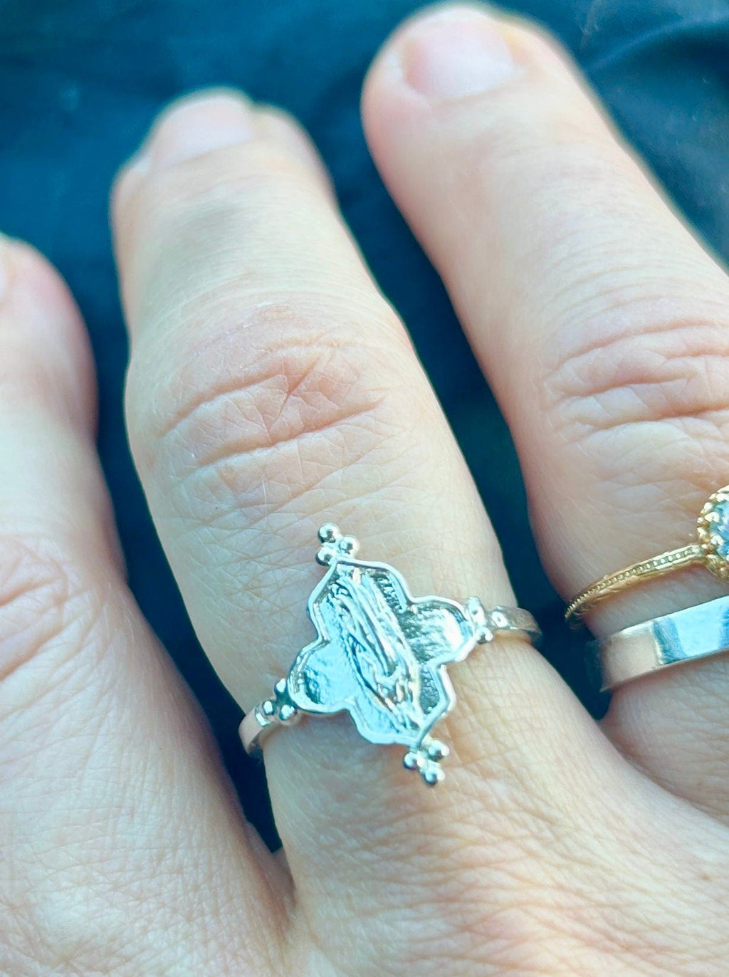 Wearing Mary - Ring - I am your Shelter ring - Cecil and Gunn
