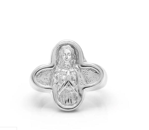 Wearing Mary - Ring - You are Protected ring - Cecil and Gunn