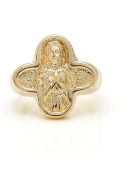 Wearing Mary - Ring - You are Protected ring - Cecil and Gunn